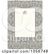 Poster, Art Print Of Ornate Floral And Beige Invitation Or Background - 2