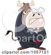 Poster, Art Print Of Mean Business Bull