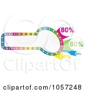 Poster, Art Print Of Colorful Discount Banner