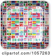 Poster, Art Print Of National Flag Button