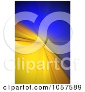 Poster, Art Print Of Blur Background Of Yellow And Blue