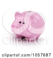 Poster, Art Print Of 3d Piggy Bank