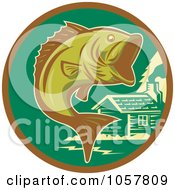 Poster, Art Print Of Largemouth Bass Icon - 2