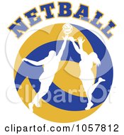 Netball Player Icon - 4