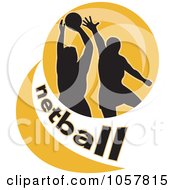 Netball Player Icon - 1