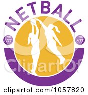 Netball Player Icon - 6