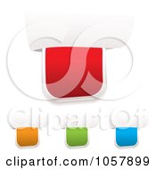 Royalty Free Vector Clip Art Illustration Of A Digital Collage Of 3d Paper Tabs