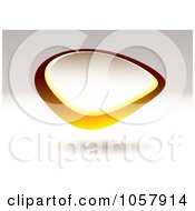 Poster, Art Print Of 3d Yellow Pebble Sign With Copyspace