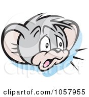 Royalty Free Vector Clip Art Illustration Of A Micah Mouse Shouting