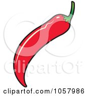 Poster, Art Print Of Red Chili Pepper