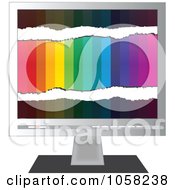 Poster, Art Print Of Monitor With Colors