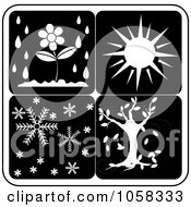Royalty Free Vector Clip Art Illustration Of A Digital Collage Of Seasonal Icons 2