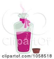 Poster, Art Print Of Open Tall Bottle Of Love Potion