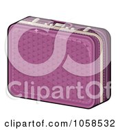 Poster, Art Print Of Purple Suitcase
