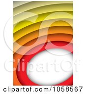 Royalty Free Vector Clip Art Illustration Of A Colorful Background Of Rings With Copyspace