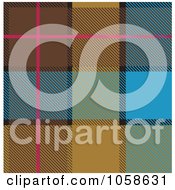 Royalty Free Vector Clip Art Illustration Of A Scottish Plaid Textile Pattern Background 3 by Paulo Resende