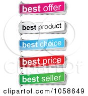 Poster, Art Print Of Digital Collage Of Best Seller Price Choice Product And Offer Banners