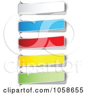 Royalty Free Vector Clip Art Illustration Of A Digital Collage Of Lifting Banners by Andrei Marincas