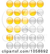 Royalty Free Vector Clip Art Illustration Of A Digital Collage Of Circle Ratings by Andrei Marincas