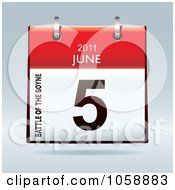 Poster, Art Print Of 3d Battle Of The Boyne June 5 2011 Flip Desk Calendar