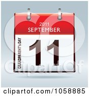 Poster, Art Print Of 3d Grandparents Day September 11 2011 Flip Desk Calendar