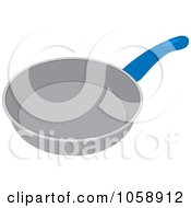 Royalty Free Vector Clip Art Illustration Of A Frying Pan