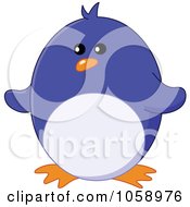 Poster, Art Print Of Chubby Happy Penguin
