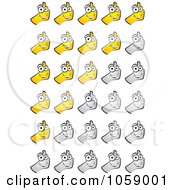 Royalty Free Vector Clip Art Illustration Of A Digital Collage Of Thumbs Up Hand Ratings by Andrei Marincas