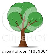 Poster, Art Print Of Green Tree Logo - 1