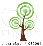 Poster, Art Print Of Circle Foliage Tree Logo - 3