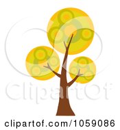 Poster, Art Print Of Circle Foliage Tree Logo - 2