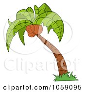 Poster, Art Print Of Palm Tree Logo - 1