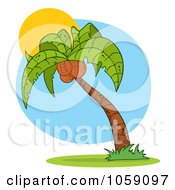 Poster, Art Print Of Palm Tree Logo - 2