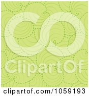 Royalty Free Vector Clip Art Illustration Of A Green Leaf Background Pattern by Cherie Reve