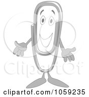 Poster, Art Print Of Paperclip Character