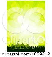 Poster, Art Print Of Concert Crowd Of Hands Near Tents At A Festival Over Green With Flares