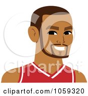 Poster, Art Print Of Male Avatar Wearing A Basketball Jersey - 4
