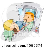 Poster, Art Print Of Paramedics Loading A Patient Into An Ambulance