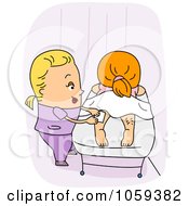 Poster, Art Print Of Day Spa Woman Waxing A Clients Legs