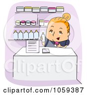 Poster, Art Print Of Dermatologists Assistant Holding Products