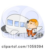 Poster, Art Print Of Plane Mechanic