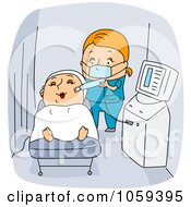 Poster, Art Print Of Dermatologist Giving A Customer A Facial