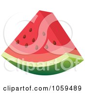 3d Slice Of Watermelon