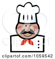 Poster, Art Print Of Winking Black Chef