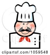 Poster, Art Print Of Winking Caucasian Chef