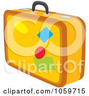 Poster, Art Print Of Yellow Suitcase
