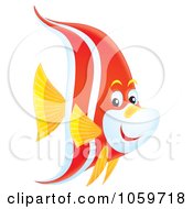 Royalty Free Clip Art Illustration Of A Marine Fish