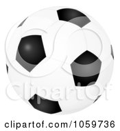 Poster, Art Print Of Airbrushed Soccer Ball