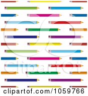 Royalty Free Vector Clip Art Illustration Of A Seamless Pencil Background