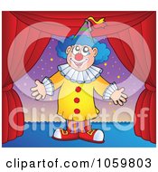 Poster, Art Print Of Performing Clown - 2